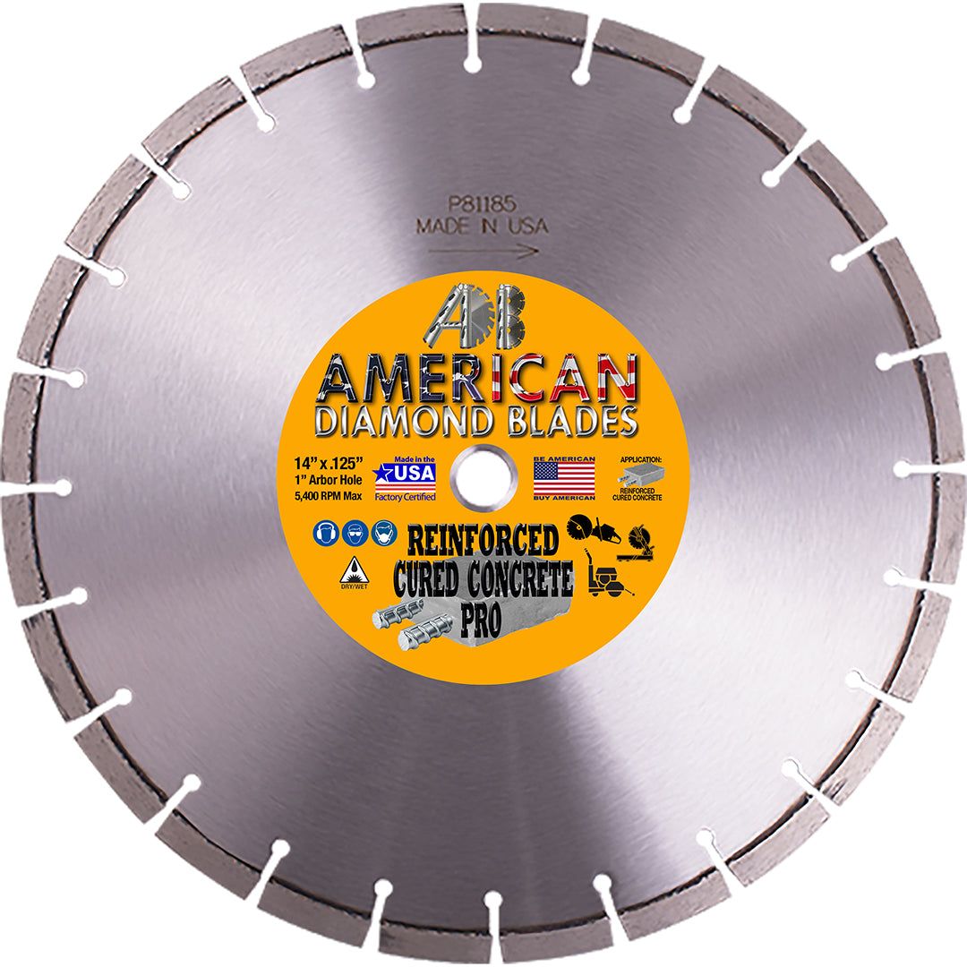 Cured Concrete Pro Supreme Series Diamond Blade