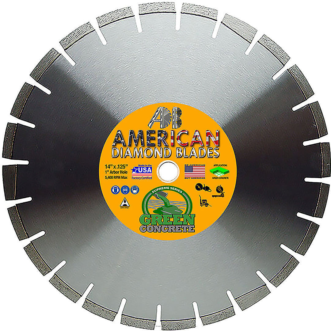 Green Concrete Supreme Series Diamond Blade