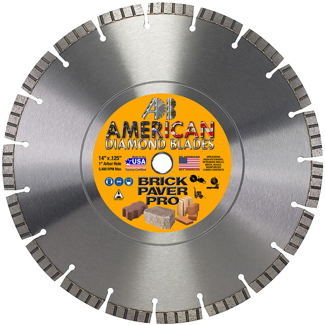 Brick Paver Pro Segmented Turbo Supreme Series Diamond Blade