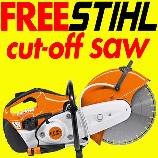 Get a STIHL® Cutquik® Gas-Powered Cut-Off Saw For FREE