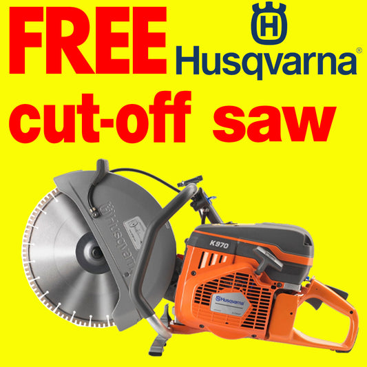 Get a Husqvarna® Gas-Powered Cut-Off Saw for FREE